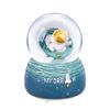 Astronaut Musical Snow Globe Luminous Snowball Music Box Automatic Snowfall Crystal Ball Glitter Night Light with Colorful Lights view 1