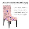 bisibuy Volleyball Pink Chair Covers for Dining Room Set of 2, Stretch Dining Chair Covers Protectors Removable Kitchen Parson Chair Slipcovers for Home and Banquet Decor view 2