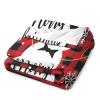 Christmas Blanket Winter Red Black Buffalo Plaid Cartoon Cute Snowman Soft Cozy Lightweight Throw Blanket for Bedroom Living Room Dorm Chair Sofa Travel 60x80in view 2