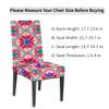 bisibuy Boho Modern Bright Dining Room Chair Slipcovers for Parson Chair Covers Protector Stretch Kitchen Dining Chair Cover Removable Washable for Home, Banquet Ceremony Wedding Party 2 PCS view 2