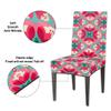 bisibuy Boho Modern Bright Dining Room Chair Slipcovers for Parson Chair Covers Protector Stretch Kitchen Dining Chair Cover Removable Washable for Home, Banquet Ceremony Wedding Party 2 PCS view 3