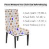 bisibuy Sport Ball Smart Dining Room Chair Covers Set of 2 Parson Chair Protector Kitchen Chair Slicovers for Dining Room, Hotel, Living Rooms, Cafes, Restaurants view 2