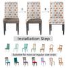 bisibuy Sport Ball Smart Dining Room Chair Covers Set of 2 Parson Chair Protector Kitchen Chair Slicovers for Dining Room, Hotel, Living Rooms, Cafes, Restaurants view 4