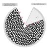 Black and White Dot Print Tassel Christmas Tree Skirt Xmas Tree Skirt Holiday New Year Party Christmas Party Decor. 30 in 36 in 48 in view 4