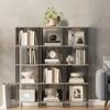 TUTOTAK Bookshelf, 5-Tier Tall Book Shelf, Narrow Bookcase for Small Space, DIY Stackable Bookshelf, for Living Room, Office, Study, Entryway, Industrial, Greige and Black BS01BG005 view 3