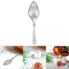 1pc 304 Stainless Steel Unique Design Cocktail Bar Glass Cup Drinking Filter Wormwood Spoon (Leaf Absinth Spoon) view 3