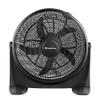 Comfort Zone 20-Inch High-Velocity Floor Fan with 3 Speeds, 180 Adjustable Tilt  Powerful Bedroom Fan for White Noise & Cooling, Black view 2