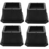CIYODO Bed Lifters 4pcs Furniture Risers Couch Lifters for Height Leg Extenders for Sofas Table Risers view 1
