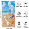 evimo Quick Dry Beach Towel, Oversized Soft Beach Starfish Shell Bath Towel, Quick Dry Sandless Beach Towel for Bathroom, Pool, Outdoor Camping and Sports, 31 x 61 inches view 2