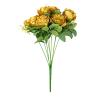18-inch Tall Gold Silk Rose Bushes Artificial Flowers - Wedding Ceremony Party Events Reception Home Decorations Supplies Supplies view 1