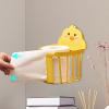 Bathroom Wall Storage Shelf Organization No Drill Cartoon Wall Holder Wall Organizer, Round Tissue Holder view 3