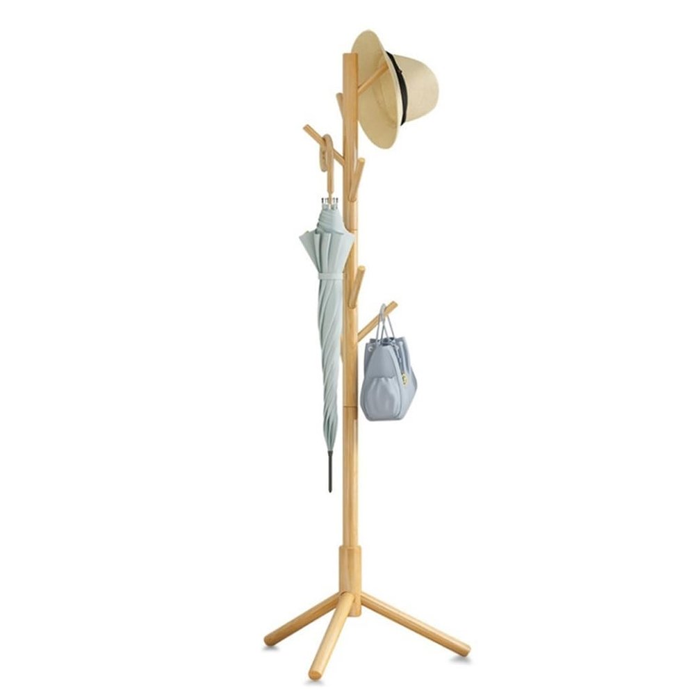 DOUKI Coat Rack Tree Branch Hanger, Multifunctional Standing Scarf Rack, Coat Rack for Clothes Hat Scarf Floor Bedroom for Entryway Hallway