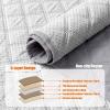 Arm Covers for Arms, Sofa Headrest Covers Sofa Armrest Covers - Recliner Sofa Arm Covers for Sofa 2 Seater 4 Pcs with Pockets, Water Slipcover for Arms (Light Gray,2 Seater | view 4