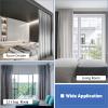 TZUFA Heavy Duty Curtain Rails 1-6m, Aluminium Ceiling Track, Curtain Track Curtain Rod for Room Divider (Color : White, Size : 3m(2 * 1.5m)) view 2