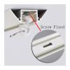 TZUFA Heavy Duty Curtain Rails 1-6m, Aluminium Ceiling Track, Curtain Track Curtain Rod for Room Divider (Color : White, Size : 3m(2 * 1.5m)) view 4