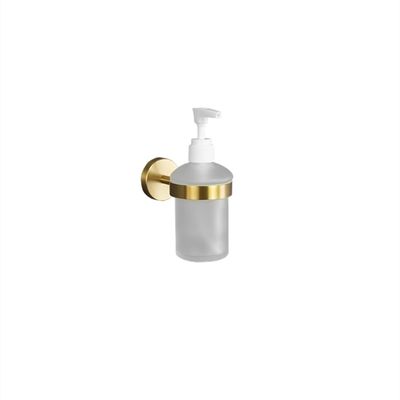 Gold Brushed Bathroom Accessories Hardware Set Towel Bar Rail Paper Holder Robe Hook Soap Dish Towel Hanger Shelf Toilet Brush,Soap Dispenser