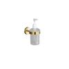 Gold Brushed Bathroom Accessories Hardware Set Towel Bar Rail Paper Holder Robe Hook Soap Dish Towel Hanger Shelf Toilet Brush,Soap Dispenser view 1