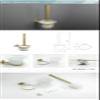 Gold Brushed Bathroom Accessories Hardware Set Towel Bar Rail Paper Holder Robe Hook Soap Dish Towel Hanger Shelf Toilet Brush,Soap Dispenser view 3