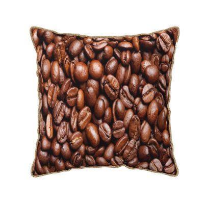 Augenstern Zippered Pillow Protectors Cover Case Jamaican-Blue-Mountain-Coffee-Beans Decorative Throw Pillow Cover Square Cushion Case 18"X18"