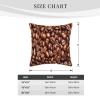 Augenstern Zippered Pillow Protectors Cover Case Jamaican-Blue-Mountain-Coffee-Beans Decorative Throw Pillow Cover Square Cushion Case 18"X18" view 4
