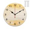 20" Wall Clocks for Bathroom, Silent Battery Operated Wall Clock, Rustic Country Farmhouse Wood Clock, Easy to Read, Modern Christmas Decoration, Newlywed Gift view 2
