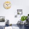 20" Wall Clocks for Bathroom, Silent Battery Operated Wall Clock, Rustic Country Farmhouse Wood Clock, Easy to Read, Modern Christmas Decoration, Newlywed Gift view 3