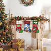 MALIHONG 1 Pack Joy to The World Christmas Stocking Norwegian Forest Cat Custom Name Winter Holiday Fireplace Decor Hanging Stocking Cat Lovers Gift 14.4" view 4