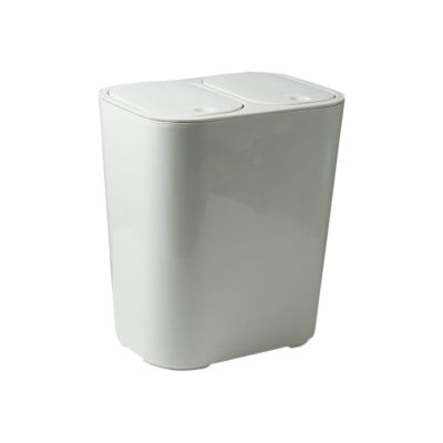 TOWINE Trash Can Sorting Trash Can with Lid Double Bucket Trash Can Kitchen Trash Can Garbage Sorting Bin Garbage Recycling Bin for Home Office Space-Saving (Color : C, Size : 11.4 * 8.3 * 13in)