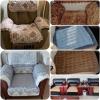 Armrest Cover, Quilted 4-Pieces Recliner Sofa Slipcover Headrest Cover For Recliner Sofa Waterproof Recliner Chair Covers, Nonslip Armrest Slipcover Furniture Protector For Recliner,Chair,Sofa ( Color view 4
