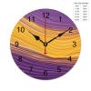 12" Wall Clock for Office School Classroom Battery Operated Rustic Country Wood Farmhouse Clock Silent Non Ticking Christmas Home Decoration Round Clock Couple Gift view 2