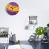 12" Wall Clock for Office School Classroom Battery Operated Rustic Country Wood Farmhouse Clock Silent Non Ticking Christmas Home Decoration Round Clock Couple Gift view 3