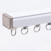 Ceiling Curtain Track (1m-5m) Wall Mounted Curtain Rod Heavy-Duty Curtain Rail for Living Room, Room Divider, Bathroom, Bay Windows (Color : White A, Size : 03-1.4m/4.6ft(1.4m*1)) view 1