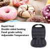 Donut Maker Machine withTemperature, Dual Sided Heating, 12 Hole Design, Kitchen Cake Pancake Donut Maker, Material, US Plug 110V for Home or Small Commercial Use view 3