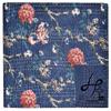 Handicrafts Plus Kantha Quilts Bedding Coverlets Cotton Blankets New Bedcover Ethnic Multicolor Gudari King/Queen Size Throw Floral Print Bedspread (Navy Blue) view 2