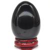 AAKOMA 35x50mm Natural Black Obsidian Oval Stone Suitable for Furniture Decoration view 4