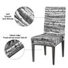 bisibuy Birch Trees Dining Room Chair Slipcovers for Parson Chair Covers Protector, Stretch Grey Black Kitchen Dining Chair Cover Removable Washable for Home, Banquet Ceremony Party 2 PCS view 3