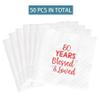 80 Years Blessed & Loved Napkins - 80th Birthday, 50 Pcs, 4.5x4.5 view 4
