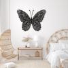 Metal Wall Art, Metal Butterfly Wall Decor, Metal Butterfly Wall Art, Butterfly Metal Wall Decor, Butterfly Wall Decor, Flowers Wall Art Decor, Butterfly Wall Art, Wall Hanging Decor, Home Decor (Gold, 24"x32"|60x81cm) view 4