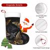 Yioniii Christmas StockingSnowman with hat Pattern Christmas Decor Holiday Decor Customized Stockings for Family 18inch Green view 4
