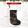Yioniii Christmas Stockings,Cowboy and Wooden Boards Pattern Xmas Stocking, Holiday and Family Stocking for Fireplace Christmas Holiday Party Decoration 18 Inches Brown view 3