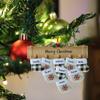 Glimmerday Personalized Christmas Ornament Stockings Fireplace Family Custom Name New Year Christmas Morning Decorative (9 Names) view 1