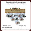 Glimmerday Personalized Christmas Ornament Stockings Fireplace Family Custom Name New Year Christmas Morning Decorative (9 Names) view 2