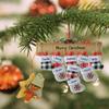 Glimmerday Personalized Christmas Ornament Stockings Fireplace Family Custom Name New Year Christmas Morning Decorative (9 Names) view 3