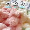 XHCTNN 4Pcs Queen Sheet Set - High Weight Milk Fleece Soft Beding Floral Pattern Quilt Cover Pillowcase for Fall Winter & Spring(H,1.8~2.0m/220 * 240cm) view 2