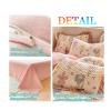XHCTNN 4Pcs Queen Sheet Set - High Weight Milk Fleece Soft Beding Floral Pattern Quilt Cover Pillowcase for Fall Winter & Spring(B,1.8~2.0m/220 * 240cm) view 3