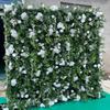 ELGADO Rose Simulation Flower Wall Background WallArtificial Wall Flower Backdrop 3D Silk Hydrangea Floral Panel for Photo Background Home Party Wedding Backdrop Decoratio (Size : 1M*2M) view 1