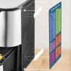 Kichvoe 3pcs airfryer Fridge Stickers Decal for air Fryer air Fryer Cooking timetable air Fryer Cooking Sticker Cooking time Decal Cooking Pot Coated Paper Refrigerator view 3