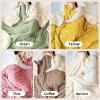 Japelessor Thickened Imitation Cashmere Throw Blanket, Super Soft Imitation Cashmere Throw Blanket for Couch, Sofa, Bed (G-Dark Gray,70x100cm) view 4