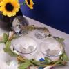Chandelier Crystal Prisms Pendants 12pcs 30/40mm Two Holes Clear Round Chandelier Crystal Prism Pendant Hanging Light Chandelier Crystal Prisms Pendants (Color : 30mm, Size : Two Holes) view 4