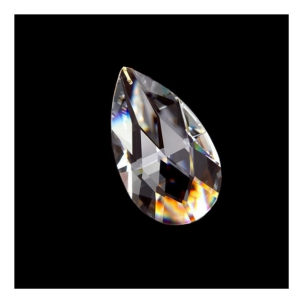 Chandelier Crystal Prisms Pendants 38mm/50mm/63mm 10pcs Crystal Mesh Chandelier Parts Crystal Pendant Chandelier Crystal Prisms Pendants (Color : 50mm 10pcs)